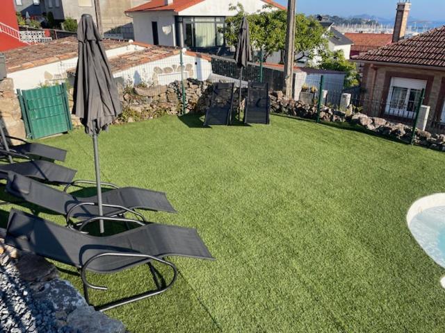 Casita Independiente Y Tres Apartamentos Con Piscina Ladeira Playa Байона Екстер'єр фото